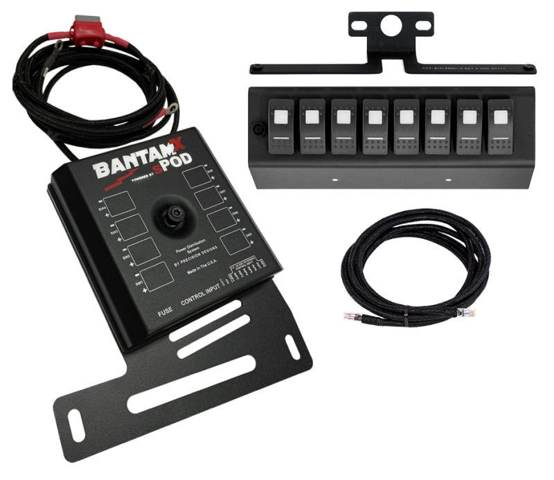 sPOD 07-08 Jeep Wrangler JK BantamX w/Red LED Switch Panel - 870080