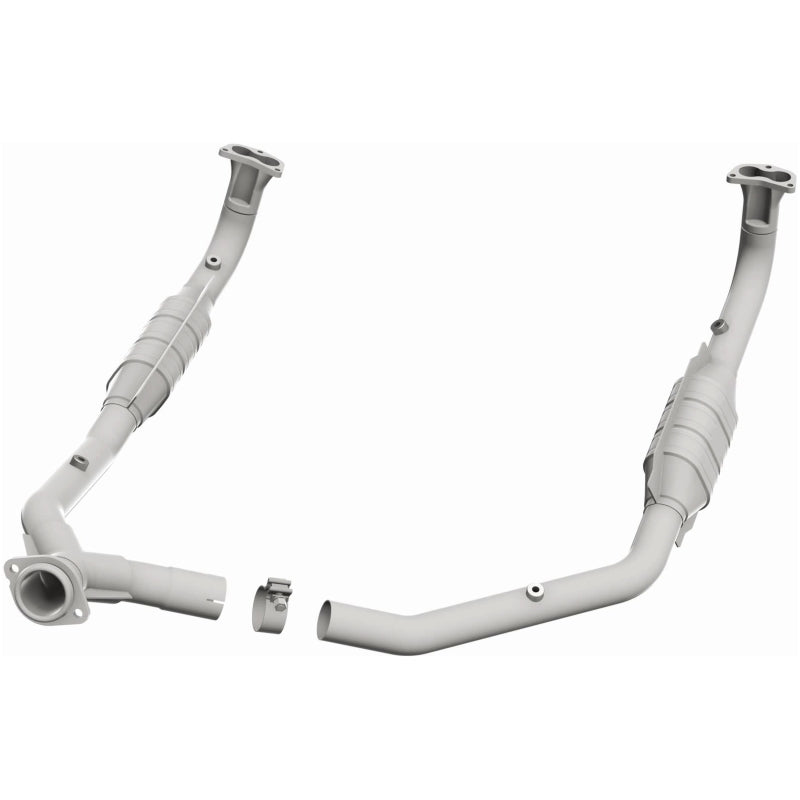 MagnaFlow DF Cat. Conv 97 Land Rover Defender 90 4.0L Y-Pipe Assy / 96-99 Discovery 4.0L Y-Pipe Assy - 93690