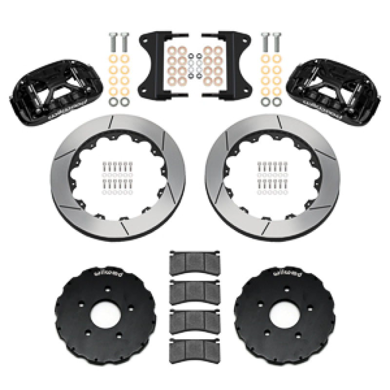 Wilwood 14-19 Chevrolet Corvette C7 Forged XRS6R Front BBK - 13.06 Rotor - Black - 140-18533