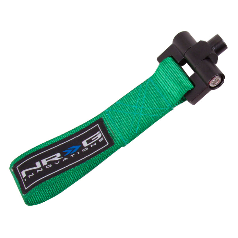 NRG Bolt-In Tow Strap Green - Scion TC 05-08 2014+ / Xb 03-07 (5000lb. Limit) - TOW-120GN