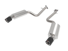 Load image into Gallery viewer, aFe Lexus IS350 14-22 V6-3.5L Takeda Axle-Back Exhaust System- Carbon Fiber Tip - 49-36060-C