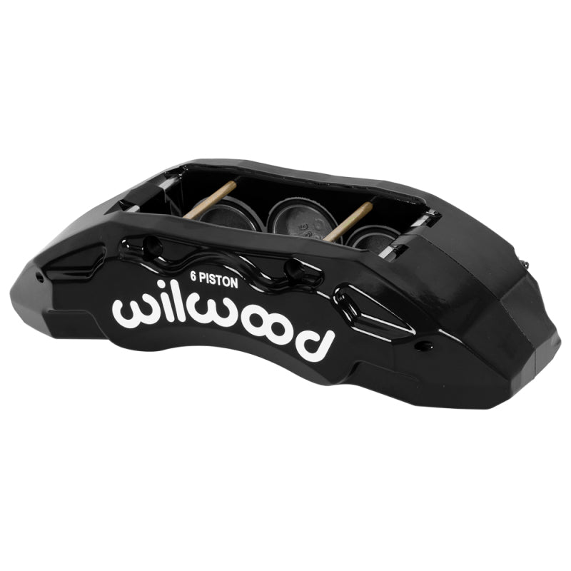 Wilwood caliper TX6-DM 13-20 ford F-250/350 2.00 /1.88/1.88 1.50 rotor R/H black - 120-17594-BK