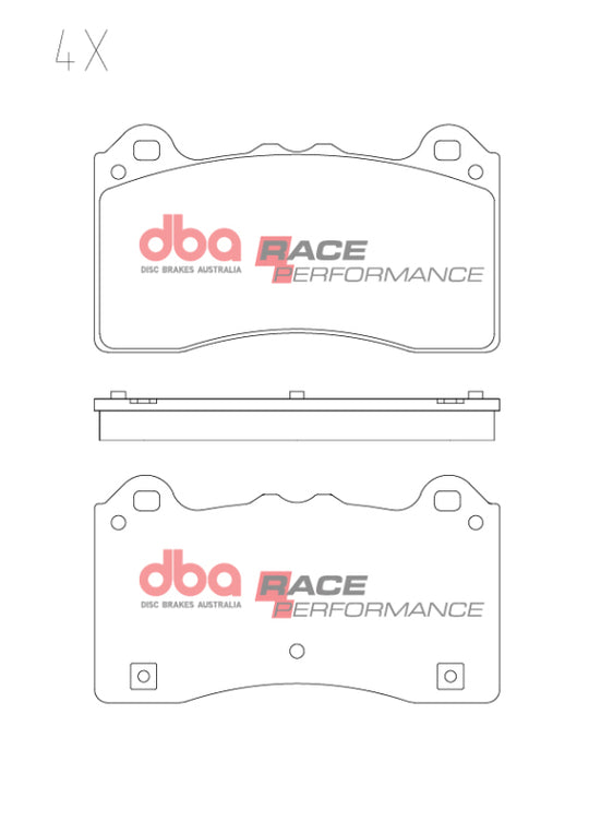 DBA 17-19 Ford Focus RS Front RP Performance Brake Pads - DB15025RP