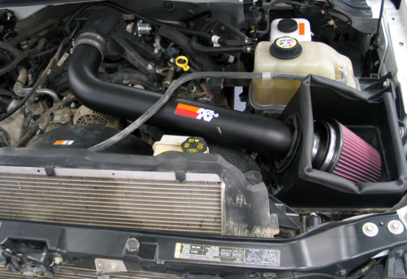 K&N 07-08 Ford F250 SD V8-5.4L Black High Flow Performance Kit - 77-2577KTK