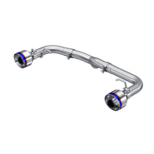 Load image into Gallery viewer, MBRP 2022 Subaru BRZ 2.4L/Toyota GR86 2.4L 2.5in Dual Split Rear Exit w/5in OD Burnt End Tips - T304 - S48053BE
