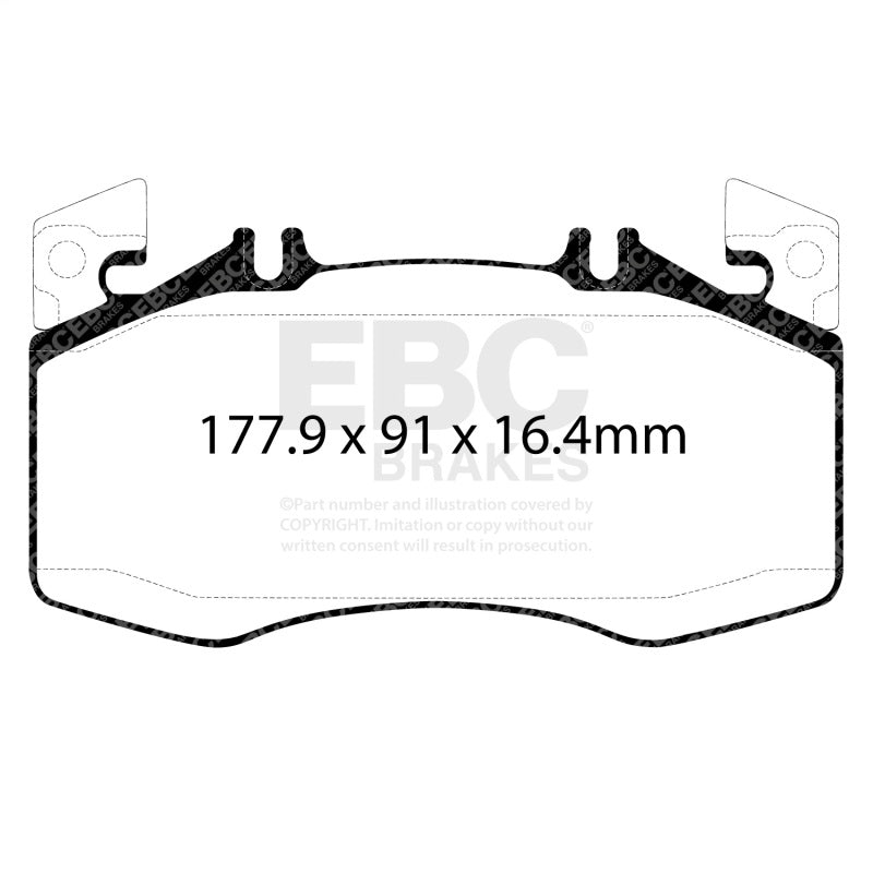 EBC 2020+ Mercedes-Benz CLA45 AMG 2.0T (C118) Redstuff Front Brake Pads - DP32424C
