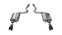 Load image into Gallery viewer, Corsa 2015-2017 Ford Mustang GT 5.0 3in Axle Back Exhaust Black Dual Tips (Touring) - 14329BLK