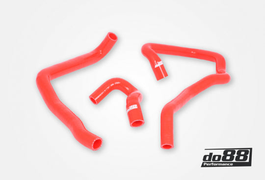 do88 Audi/Seat/Volkswagen 2.0T (MQB) Remote Radiator Coolant Hoses (Right) - Red - DO88-KIT189R