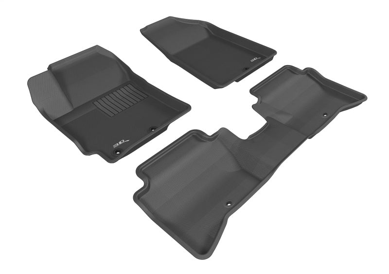 3D MAXpider 14-17 Kia Rio / Rio 5 Kagu Black Full Set - L1KA03701509