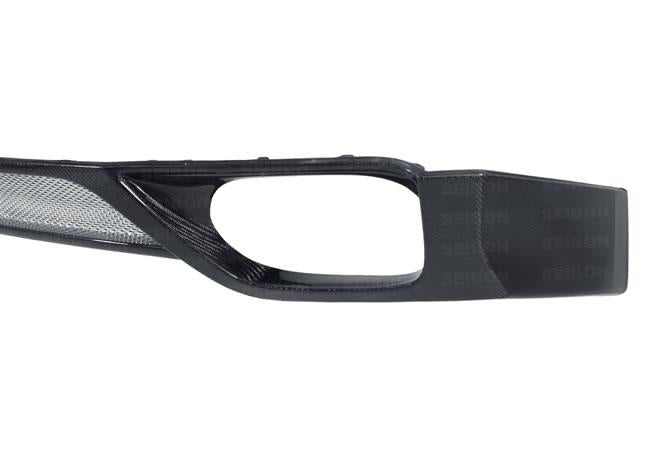 Seibon 09-10 Nissan GTR R35 OEM Style Carbon Fiber Rear Lip - RL0910NSGTR-OE