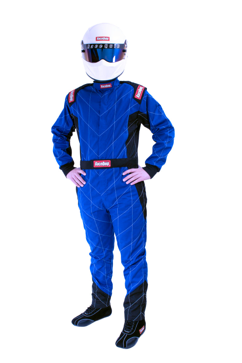 RaceQuip Blue Chevron-1 Suit - SFI-1 3XL - 130928