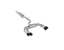 Load image into Gallery viewer, MBRP 2022+ Audi S3 3in Cat Back w/ Quad Carbon Fiber Tips- T304 - S46193CF