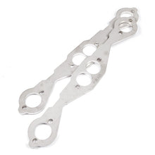 Load image into Gallery viewer, Stainless Works Small Block Chevy Round Port Header 304SS Exhaust Flanges 1-5/8in Primaries - HFSBC1625
