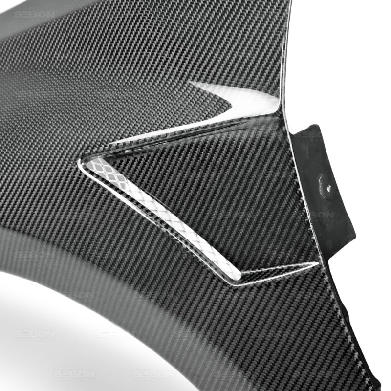 Seibon 2015+ Volkswagen Golf MK7 Wide Carbon Fiber Fenders (pair) - FF12VWG7-W