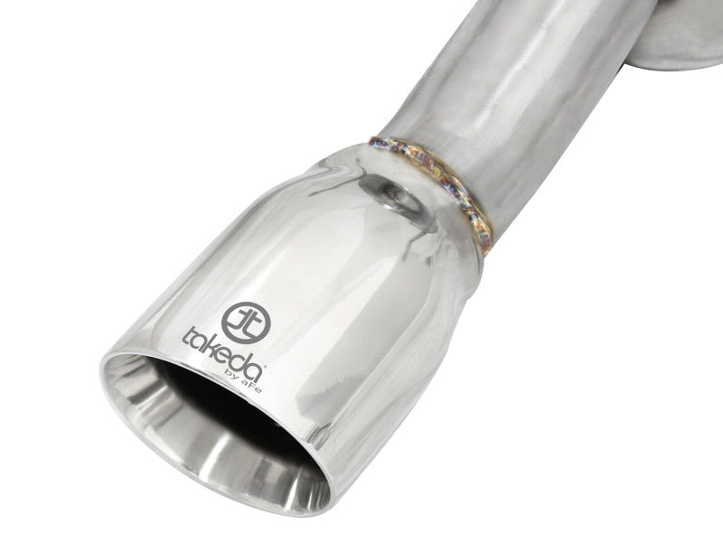 aFe POWER 07-08 Honda Fit L4-1.5L 2in. 304 SS Axle-Back Exhaust System - 49-36611