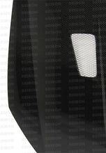 Load image into Gallery viewer, Seibon 10-11 VW Golf GTI 5K/MK6 TM Carbon Fiber Hood w/ Shaved Emblem - HD1011VWGTIB-TM