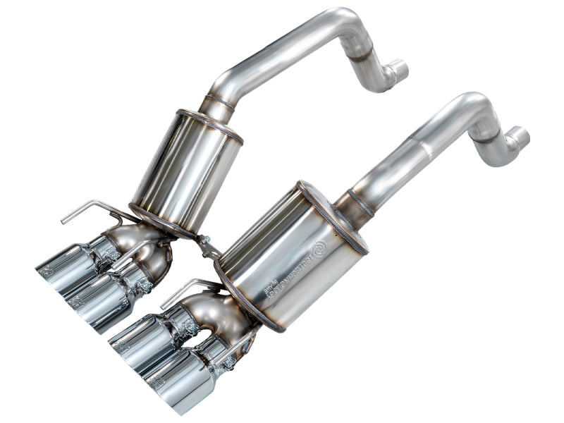 AWE Tuning 05-07 C6 Chevrolet Corvette 6.0L Touring Edition Axle-Back Exhaust w/ Chrome Silver Tips - 3015-42660