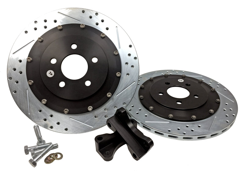 Baer Brakes 05-14 Ford Mustang/07-12 GT500 Eradispeed+1 Rear SDZ 2-Piece Performance Brake Rotors - 2262019