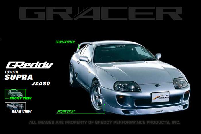 GReddy 93-97 Toyota Supra FRP Front Lip Spoiler ** Must ask/call to order** - 17010021