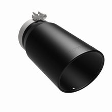 Load image into Gallery viewer, MagnaFlow Tip Stainless Black Coated Single Wall Round Single Outlet 6in Dia 5in Inlet 13in L - 35239