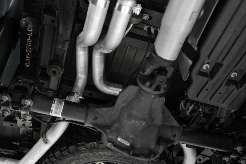 MBRP 17-20 Ford F-150 Raptor 3.5L Ecoboost Dual Rear Exit T409 3in Resonator Back Exhaust System - S5264409