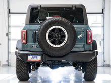 Load image into Gallery viewer, AWE Tuning 2021+ Ford Bronco 0FG Dual Rear Exit Exhaust w/Diamond Black Tips &amp; Bash Guard - 3015-33456