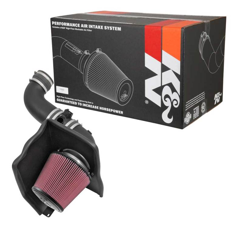 K&N 2015 Chevrolet Silverado  / GMC Sierra 2500/3500HD 6.6L V8 Performance Intake Kit - 57-3087