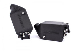 CSF 12-16 BMW M5 (F10) / 12-18 BMW M6 (F06/F12/F13) Twin Charge-Air-Cooler Set - Crinkle Black - 8109