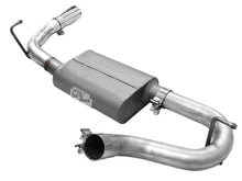 Load image into Gallery viewer, aFe Scorpion 2-1/2in Alum Steel Axle-Back Exhaust w/Polished Tip 07-18 Jeep Wrangler JK V6-3.6/3.8L - 49-08047-P