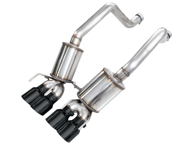 AWE Tuning C6 Chevrolet Corvette Z06/ZR1 Touring Edition Axle-Back Exhaust w/ Diamond Black Tips - 3015-43606