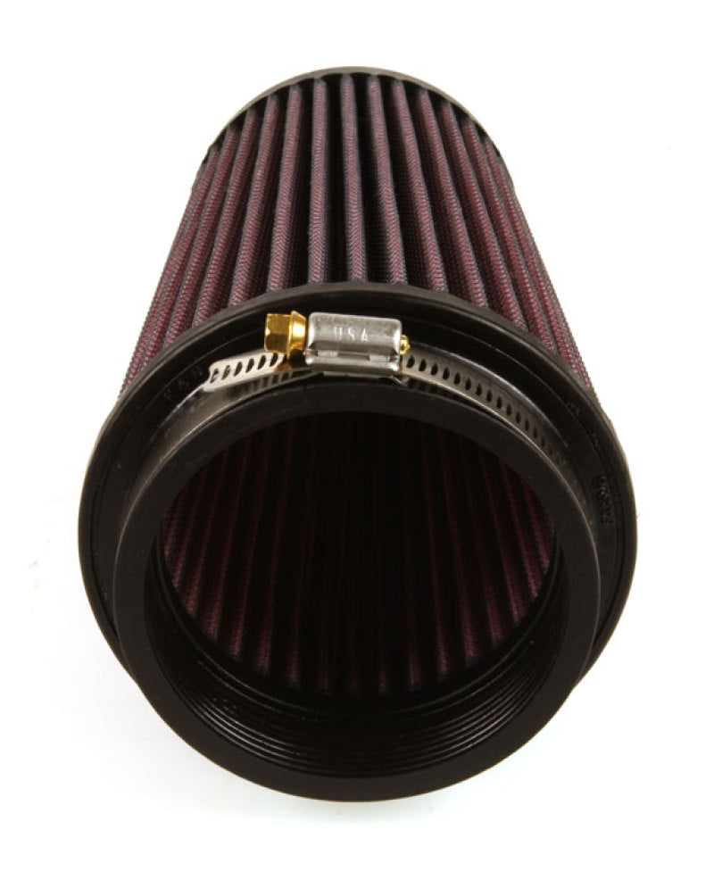 K&N Filter Universal Rubber Filter 3 1/2 inch Flange 4 5/8 inch Base 3 1/2 inch Top 7 inch Height - RU-3130
