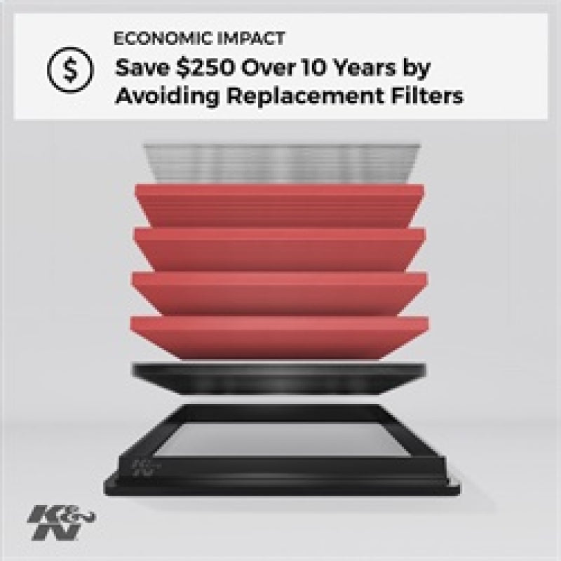 K&N Replacement Air Filter 12 BMW 320i/328i 2.0L - 33-2990