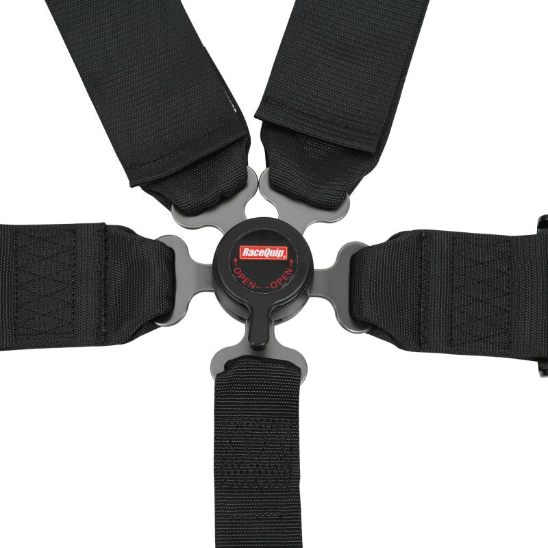 RaceQuip Black SFI CAMLOCK 5pt PD Lap Seat Belt - 741001RQP