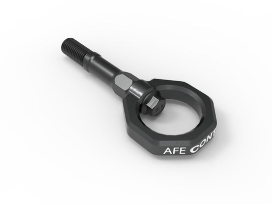 aFe CONTROL Rear Tow Hook Chevrolet Corvette (C8) 20-25 V8-6.2L- Gray - 450-401015-G