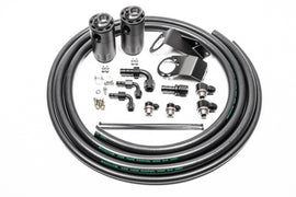 Radium Engineering 89-94 Nissan S13 Dual Catch Can Kit - Fluid Lock - 20-0727-FL