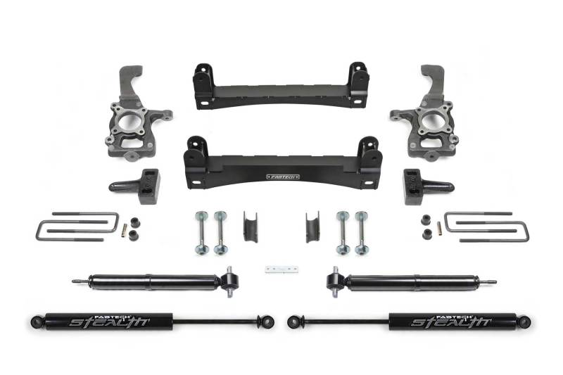 Fabtech 15-20 Ford F150 2WD 4in Basic Sys w/Rr Stealth - K2258M