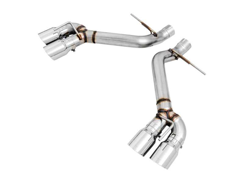 AWE Tuning 16-19 Chevrolet Camaro SS Axle-Back Exhaust - Track Edition (Quad Chrome Silver Tips) - 3020-42067