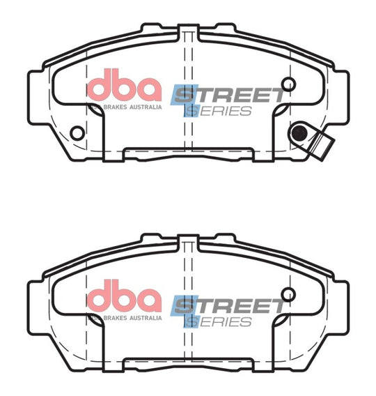 DBA 94-01 Acura Integra Front Street Series Brake Pads - DB1292SS