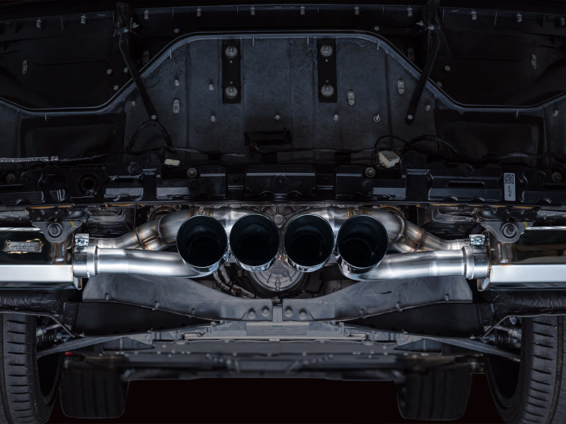 AWE Tuning 2023 C8 Corvette Z06 SwitchPath Cat-Back Exhaust - Diamond Black Tips - 3025-43906