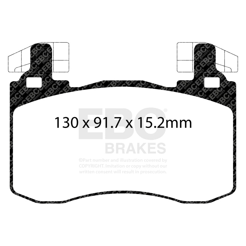 EBC 2019+ Genesis G70 2.0T Ultimax Front Brake Pads - UD2145