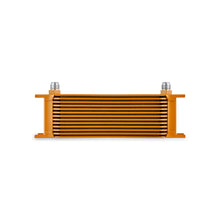 Load image into Gallery viewer, Mishimoto Universal 13-Row Oil Cooler Gold - MMOC-13GD