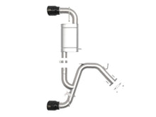 Load image into Gallery viewer, aFe 21-22 Hyundai Veloster N L4-2.0L Takeda 3in 304 SS Axle-Back Exhaust System w/ Black Tip - 49-37029-B
