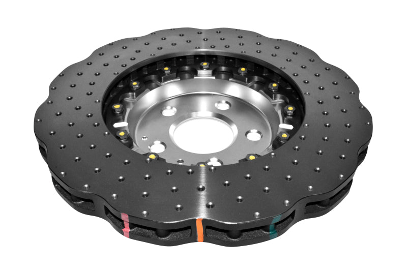 DBA 14-20 Audi A6 (w/345mm Front Rotor) Front 5000 Series Cross Drilled Rotor w/Silver Hat - DBA52832WSLVXD