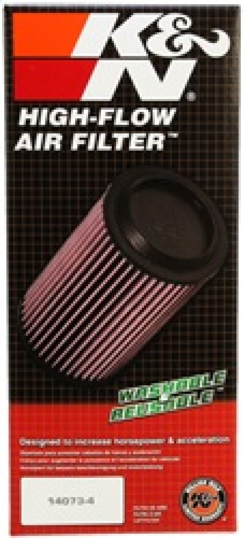 K&N Replacement Air Filter FORD P/U V8-7.3L T/D, 1995-97 - E-1946