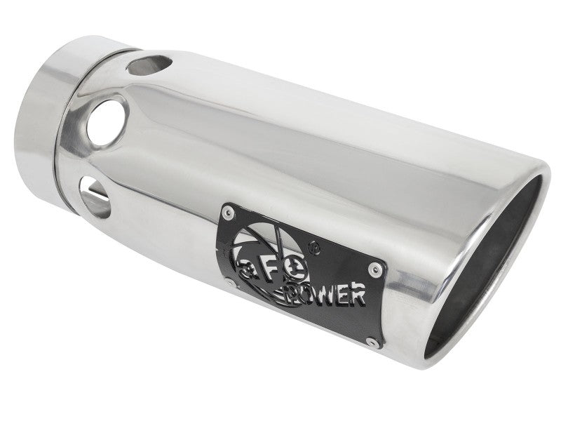 aFe MACHForce XP Exhausts Cat-Back SS-409 Nissan Titan XD 16-19 V8-5.6L - Polished Tip - 49-46135-P