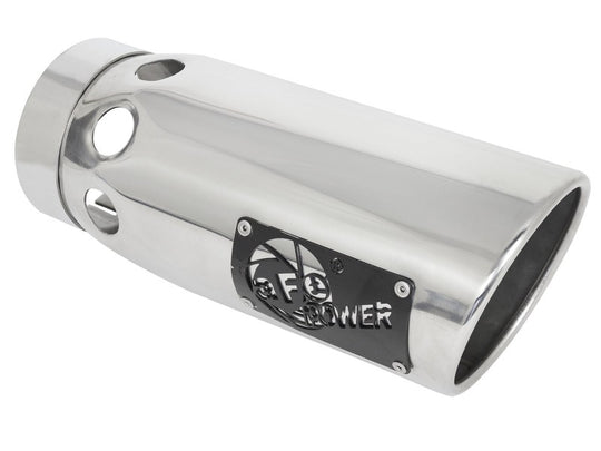 aFe Apollo GT Series 4in 409SS Cat Back Exh System Polished Tip 14-18GM Silverado 1500 V8-6.2L - 49-44116-P