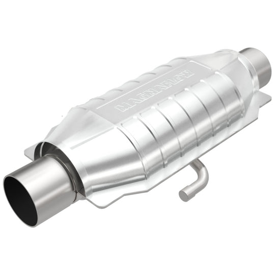 MagnaFlow Universal Catalytic Converter 2.5in ID Inlet/Outlet Center/Center Oval Rear - 338016