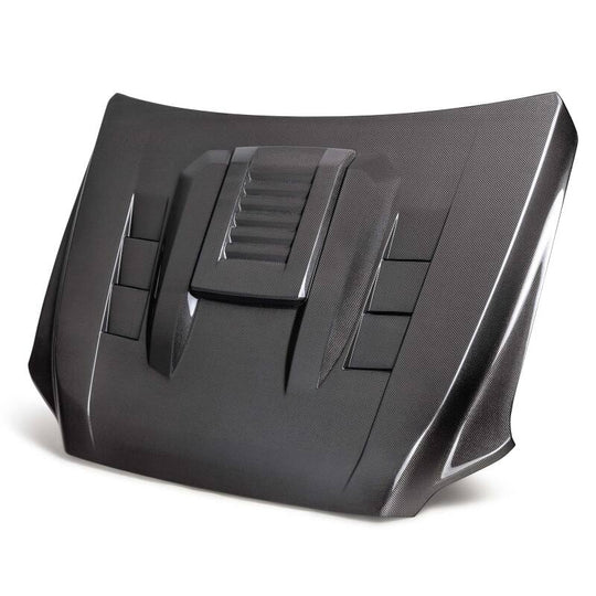 Seibon 2024 Toyota Tacoma TS-Style Carbon Fiber Hood - HD24TYTA-TS