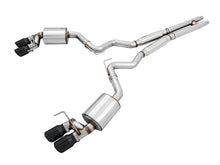 Load image into Gallery viewer, AWE Tuning 2018+ Ford Mustang GT (S550) Cat-Back Exhaust - Touring Edition (Quad Diamond Black Tips) - 3015-43106