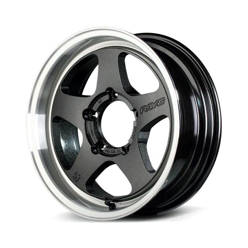 Gram Lights 57FR-X 16x7.0 -06 5-139.7 Glass Black/Rim DC Wheel - WGFXH-06J6AZ